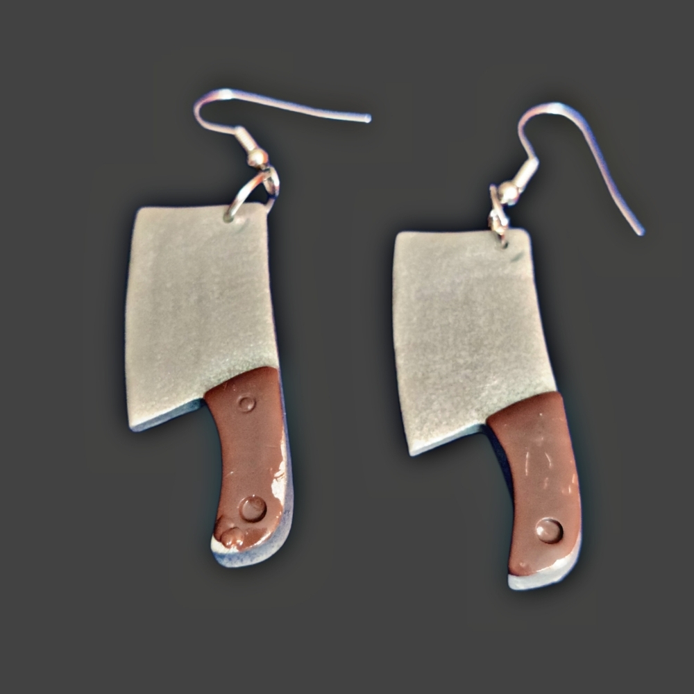 NWOT Butcher Knife 🔪 Earrings